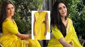 Katrina Kaif looks like a sunshine in yellow saree, know its price