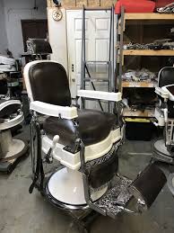 Pin By Custom Barber Chairs On Antique Barber Chair Videos Barber Chair Barber Interior
