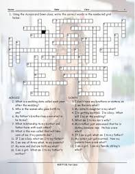 Themed crossword puzzles with a human touch. Family Members Crossword Puzzle Worksheet By English And Spanish Language Ideas