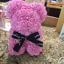 Rose Bear Rose Teddy Bear Flower Teddy Bear Etsy In 2021 Teddy Bears Valentines Bear Valentines Valentines Day Teddy Bear