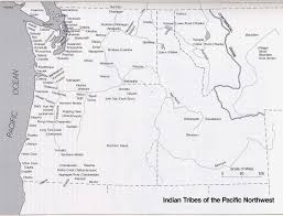 Pacific Northwest Coast Tribes Map Northwest Coast Native American Tribes Pacific Northwest Map