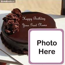 Birthday Wishes Happy Birthday Chocolate Cake With Name And Photo Edit Name With Photo Birthday Chocolate Cake Picture Edit Online In 2020 Happy Birthday Chocolate Cake Chocolate Cake Pictures Happy Birthday Cake Images