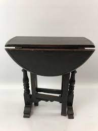 Sofa side table slide under nayaminomoto info. Early Oak Small Gateleg Side Table La138511 Loveantiques Com