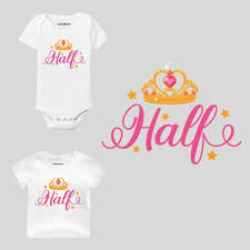 Half Birthday Baby Romper Onesie Baby Clothes Knitroot