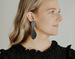 Zoe|Frühling Geometrische Polymer Clay Ohrringe Schmuck