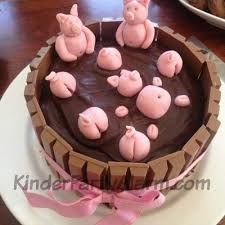Motive kuchen hochzeit alles gute zum geburtstag kuchen fondant desserts essen. Schweine Im Matsch