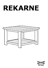 The ikea malmsta coffee table was designed by ebba strandmark. Rekarne Coffee Table Pine Ikeapedia