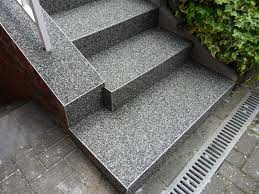Steinteppich Anwendungsbeispiel Steinteppich Treppe Aussenbereich Treppe Treppenrenovierung Teppich