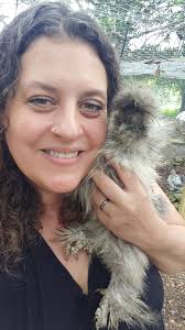 My bb Herbie Stegosaurus Gray would like to participate in the  #LookAlikeChallenge﻿ . Which one is 9 lbs of pure long boi puppy energy and  which one is a meerkat? 🤷‍♀️