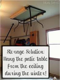 Mom Mart Garage Organization Solution Patio Furniture Storage Garage Organization Maximize Space