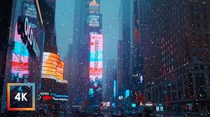 It is also known as the crossroads of the world or the center. Snowfall In Times Square Nyc Walking In New York City In The Winter Snow 4k Youtube