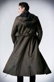 Check spelling or type a new query. Long Manteau Steampunk Homme Marron A Capuche Punk Rave Y550
