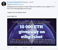 He's also written that dogecoin is the people's crypto and. Elon Musk S First Ever Tweet About Ethereum Calls Out Scambots Coingeek