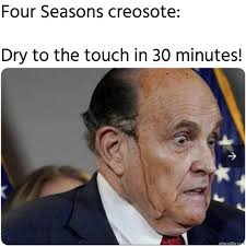 Rudy giuliani, donald trump's lawyer, might be losing big time in their election lawsuits but he's definitely hitting gold in the meme department. Rudy Giuliani Hair Dye Memes Memezila Com