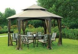 Wilson Fisher Southbay Hexagon Gazebo From Big Lots 349 99 Includes Netting 50 Value Hexagon Gazebo Gazebo Gazebo Pictures