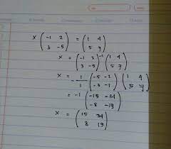 Maybe you would like to learn more about one of these? Matriks X Yang Berordo 2x2 Yang Menenuhi Persamaan X 1 2 3 5 1 4 5 7 Brainly Co Id