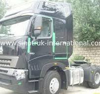 Flat Roof Cab Tractor Truck For Trailer , 6x4 Tractor Unit ...
