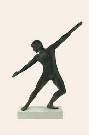 Ancient stadium in olympia, greece. Javelin Thrower Greek Athlete Solid Bronze Statue Museum Etsy Bronze Statue Ancient Olympics Ancient Olympic Games