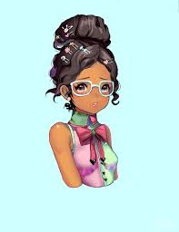Tags Brown Hair Dark Skin Glasses Hairpins Jewelry Long Hair Odango Pink Eyes Ribbon Girls Cartoon Art Kawaii Black Girl Black Art Pictures Alibaba.com brings you the most popular and joyful pink cartoon characters from various comic series to gift your. tags brown hair dark skin glasses