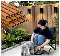 Pannelli Per Recinzione In Legno Composito E Plastica, Recinzione Per  Giardino E Privacy Esterna, Copertura Protettiva Per La Privacy Resistente  Alle ...