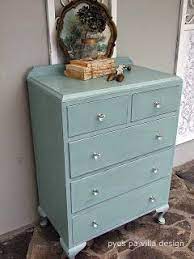 Pyes Pa Villa Design Queen Anne Tall Boy Painted In Custom Duck Egg Blue Dresser Redo Painted Furniture Colors Queen Anne Furniture