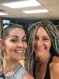 My hot little number, sweet Amber Feist with her amazing dreads. 💜