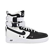 Amazon Com Nike Sf Air Force 1 Mens Shoes Black White