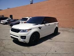 2014 Range Rover Sport Wrapped In Satin Pearl White By Dbx Diamond Black Exteriors Dbx Wraps