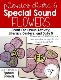 Abeka Phonics Chart 6 Special Sound Flowers A Beka