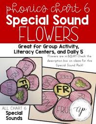 abeka phonics chart 6 special sound flowers a beka by