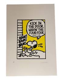 Mark Drew> Opere d'arte di strada dei graffiti dell'artista pop