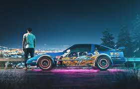 There are cars … and then there are supercars. Wallpaper Night Rendering Tuning Car Guy Night Neon Tuning Cgi By Kalpesh Patil Images For Desktop Section Rendering Download