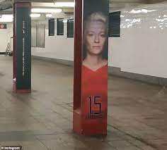 Thankfully, subway customizes every sandwich to one's desires. Posters Featuring Megan Rapinoe Are Vandalized In New York Subway Daily Mail Online