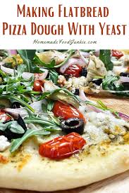 There's beer in the crust, so it's technically a bblt. Homemade Flatbread Pizza Recipe With Yeast Homemade Food Junkie