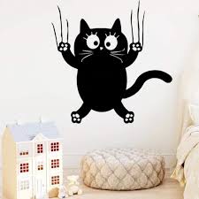 Bucolique, poétique, chaleureux, cosy, il donne le ton comme les couleurs de la chambre. Romantique Chat Autocollant Papier Peint Pour Les Chambres D Enfants Pepiniere Room Decor Home Party Decor Papier Cdiscount Bricolage