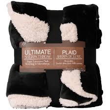 Available in a range of colours, this throw is the perfect addition to compliment any room. Life Comfort Ultimate Sherpa Throw Scarab Costco Australia