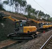 Jg80lt 8 Ton Railway Maintenance Equipment Crawler Excavator ...
