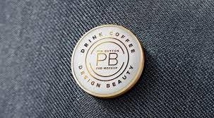 Leather Mockup Patch Round Tag Psd Recherche Google In 2020 Metal Pins Pin Badges Mockup Psd