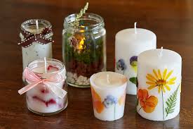 キャンドルの簡単な作り方 アロマ ボタニカルキャンドルの材料や型も