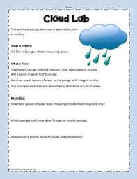 These cloud worksheets and this post should help you begin teaching your children about the different types of clouds. Cloud Lab Activity Worksheets