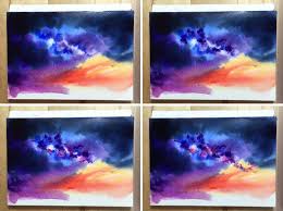 Starry Night Painting Using Easy