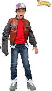Amazon Com Kids Back To The Future Marty Mcfly Costume Jacket Xl Clothing Shoes Jewelry