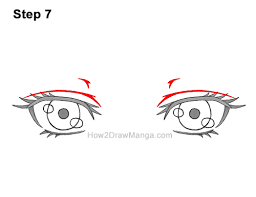 For the male anime eyes, draw the eyelids so they overlap your eyeball. How To Draw Anime Eyes Female