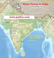 Mountain Passes In India Mountains In India Geography Map Mountain Pass