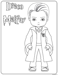 Последние твиты от coloriage à imprimer (@colorierdessin). Coloriage Draco Malfoy Jecolorie Com