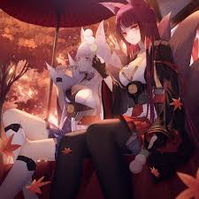 azur lane azur lane akagi 秋の赤城と加賀 pixiv イラスト 加賀 アズール