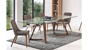 Help your dining room breathe. Knox Modern Glass Top Table Set
