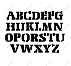 Maybe you would like to learn more about one of these? Army Letter Stencils Numbers And Custom Made To Order Designs Stencil Letters Org