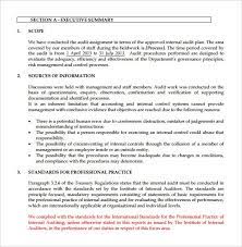 18 Internal Audit Report Templates Free Sample Example Format Download Free Premium Templates Internal Audit Report Template Audit