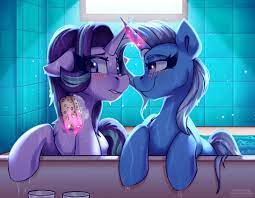 Starlight and Trixie in the bathroom by ShadowReindeer -- Fur Affinity  [dot] net